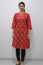 A Traditional South Asian – Orange style top