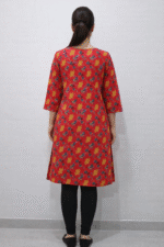 A Traditional South Asian – Orange style top - Image 3
