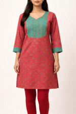Ajrakh Print heavy cotton kurti