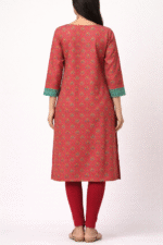 Ajrakh Print heavy cotton kurti - Image 4