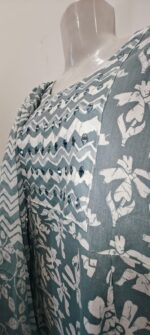 Anarkali/Flared style kurta with Pant and Dupatta - Image 4