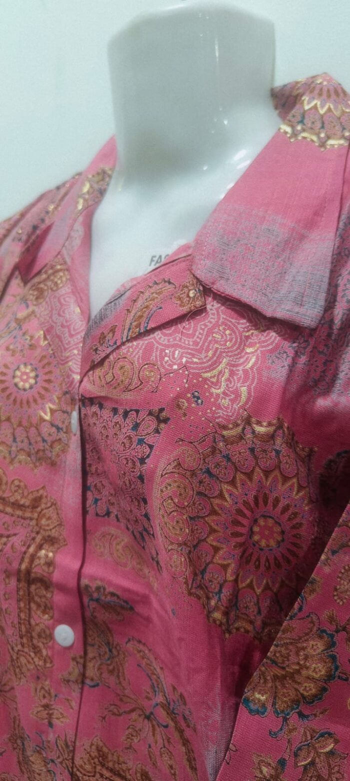 Pink Ethnic Tunic and cord set - Image 4