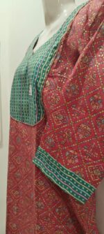 Ajrakh Print heavy cotton kurti - Image 4