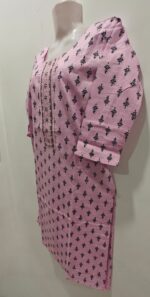Baby rose printed straight kurti - Image 2