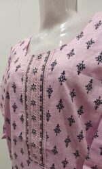 Baby rose printed straight kurti - Image 5