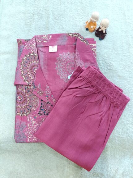 Pink Ethnic Tunic and cord set