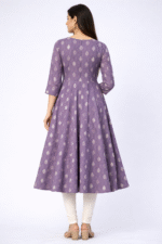 Blueberry cotton kurti - Image 3