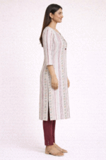 Off White long kurta - Image 4