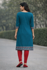 Blue Embroidery Top - Image 4