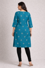 Teal Blue Top - Image 4