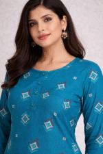 Teal Blue Top - Image 6