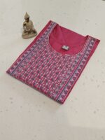 Light Wine Red Embroidery Top - Image 6