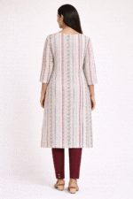 Off White long kurta - Image 3