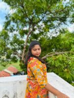 Mustard Floral V Neck co-ord Set - Image 4