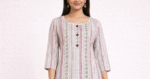 Off White long kurta - Image 5