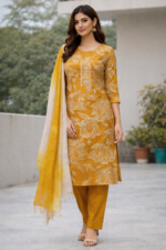 Mustard Color Kurta Set