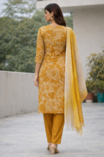 Mustard Color Kurta Set - Image 5