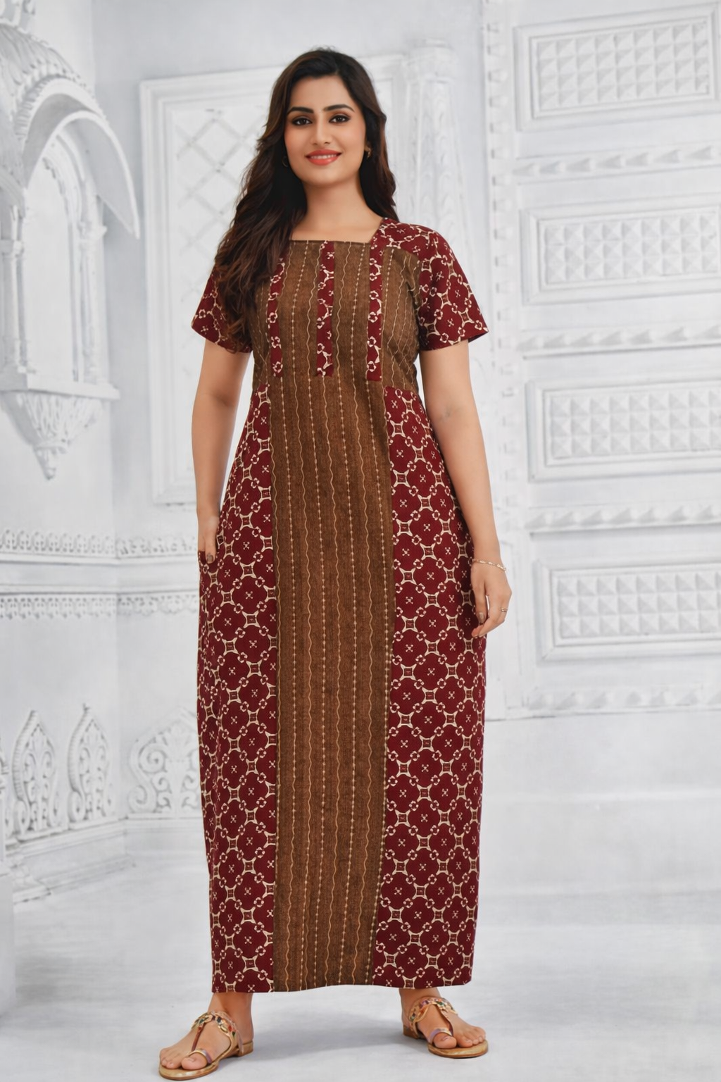 Copilot_20260328_122826 Cotton Nighty for Women - Image 1