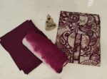 Burgundy Color Kurta Set - Image 3