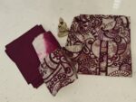 Burgundy Color Kurta Set - Image 4
